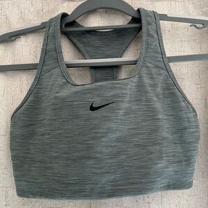 Nike Women's Heathered Gray Sports Bra